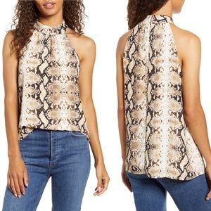 x City Safari Tara Gibson Halter Top-X Small